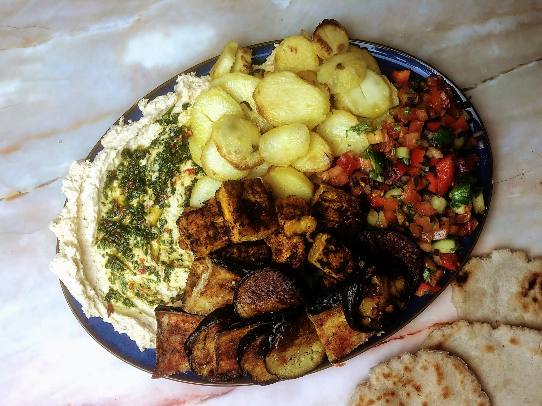 Sabich Platter (Vegan & Gluten Free) - Feast of Plants